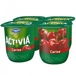 4X125G Yaourt Activia Bifidus Fruit Cerise