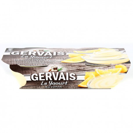 2X115G Yaourt Bicouche Saveur Citron Gervais