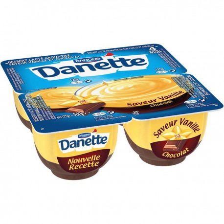 Danette Vanill-Chocolat 4X125G