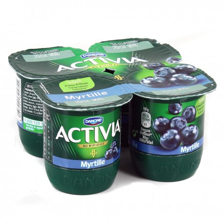 4X125G Activia Bif Myrtilles