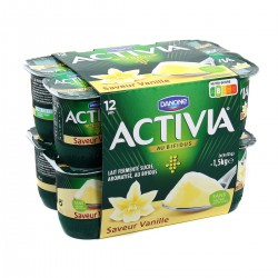 Activia Saveur Vanille 12X125G