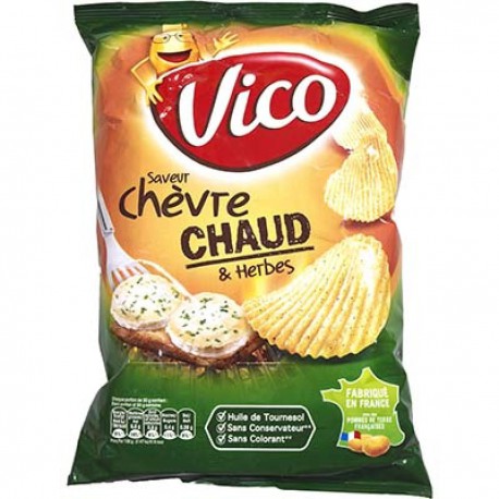 Vico Chips Gril Chevr/Herb120G