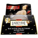 Labeyrie Bloc Foie Gras Canard 30% Morceaux Barquette 300G