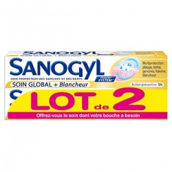 L.2 Tubes Dentifrice Soin Global 75Ml Sanogyl