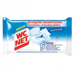 30 Lingettes Desinfectantes Standard Wc Net