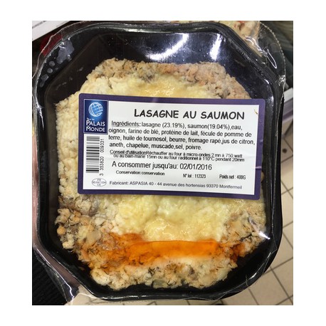 400G Lasagne Saumon