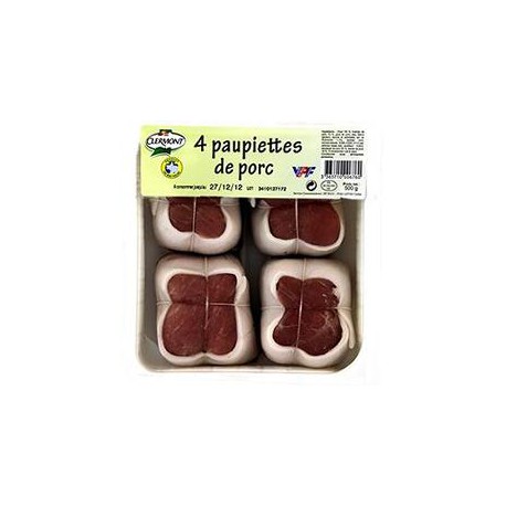 4X125G Paupiettes De Porc Neut