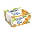 4X100G Plaisir Soja Abricot