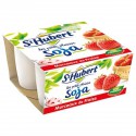 4X100G Plaisir Soja Fraise