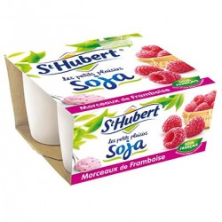 4X100G Plaisir Soja Framboise