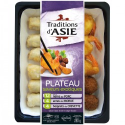 Traditions D`Asie Plateau Saveurs Exotiques 360G