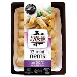 Agis Mini Nem Porc+Sauce Nuoc Mam 400G
