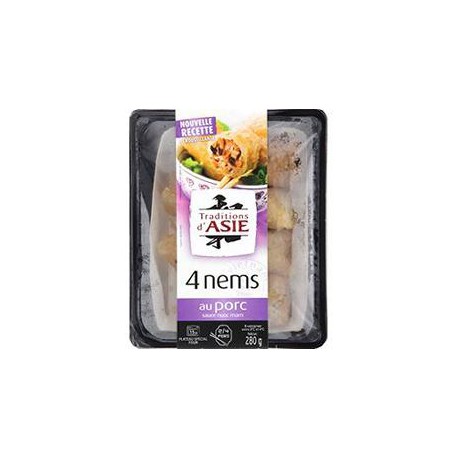 280G 4 Nems Porc Tradition Asie