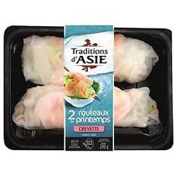 200G Rouleaux Printemps Crevettes Tradition D Asie