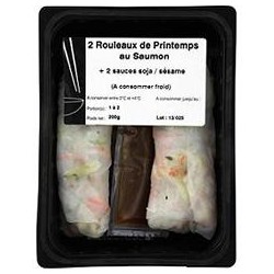 200G Rouleaux De Printemps Saumon Agis