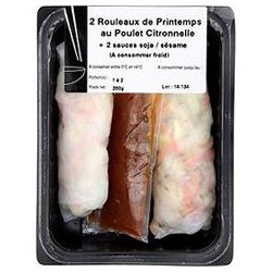2X Rouleau De Printemps Poulet Agis