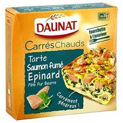 190G Tarte Saumon/Epinard Daunat