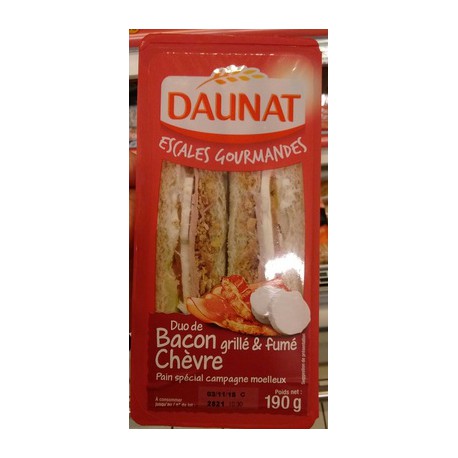 Daun Sdw Trg Bacon Chevre 190G