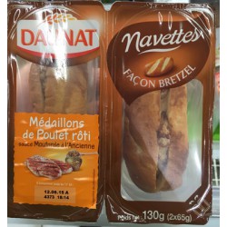 130G Sandwich Navettes Poulet Daunat