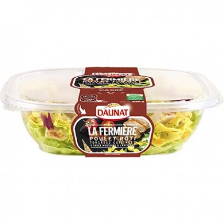 240G Salade Toute Simple Poulet Pates Daunat