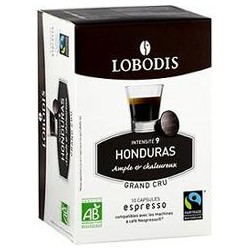 10 Capsules Cafe Moulu Esprit Honduras Bio Lobodis