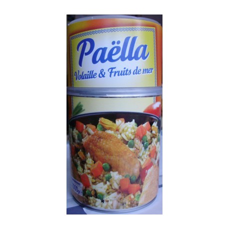 3/2 Paella Volaille/Fruit De Mer