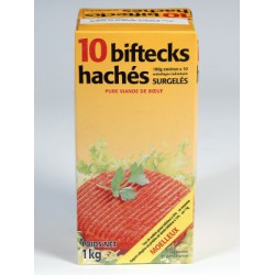 10X100G Steaks Haches No Name