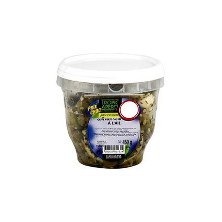 450G Jarre Olive Cassee Ail Pr