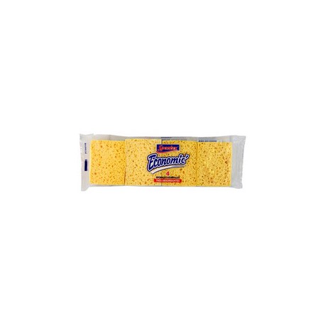 4 Eponges Economiques Spontex