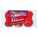 3 Eponges Miss Gratounett Spontex