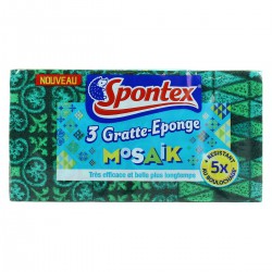 Spontex Comb Eponges Mosaik X3