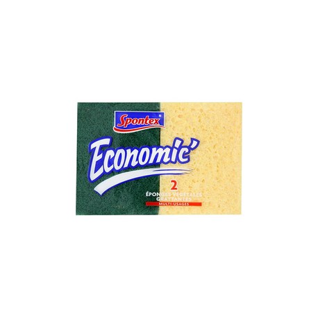 2 Eponges Grattantes Economiques Spontex