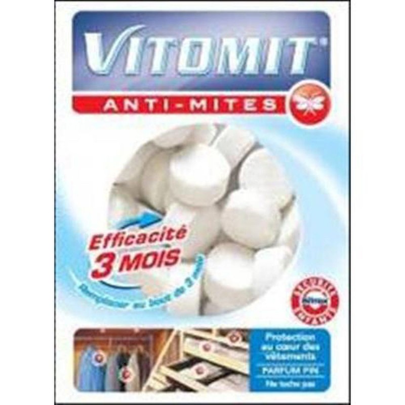Vitomit Boules 275Gr Antimite Efficace 3 Mois Bitrex - DRH MARKET Sarl