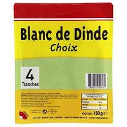 180G 4 Tranches Blanc De Dinde