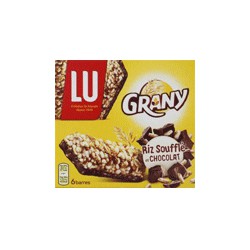 Lu Grany Barre Chocolat Riz 125G