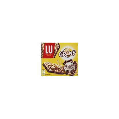 Lu Grany Barre Chocolat Riz 125G