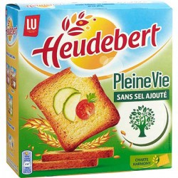 Heudebert Biscottes Sans Sel 34 Tranches 300G