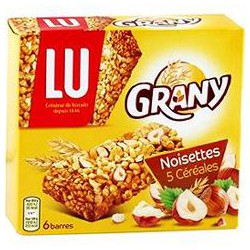 Lu Grany Barre Noisette 125G