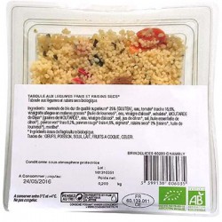 Taboulé Légumes Frais Et Raisins Secs Bio 200 G