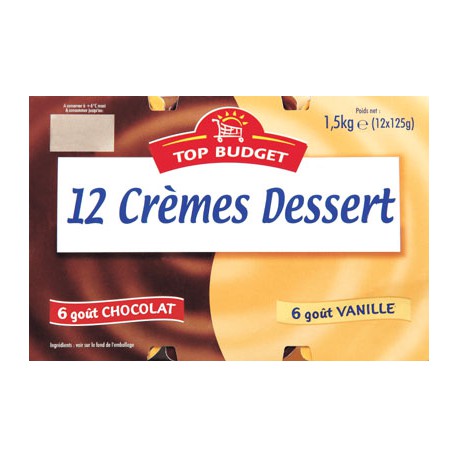 T.Budget Creme Dessert 12X125G