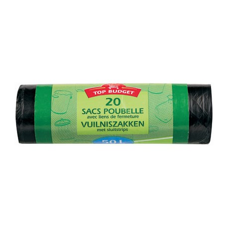 T.Budget Sac Poubelle 20X50L