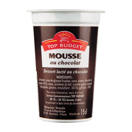 T.Budget Mousse Chocolat 70G