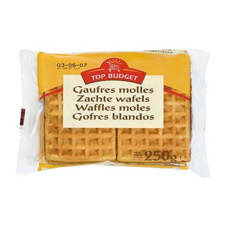 T.Budget 6 Gaufres Molles 250G