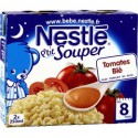 Nestle Potage Tomates/Blé 8 Mois P Tit Souper Nestlé Brique 2X250Ml