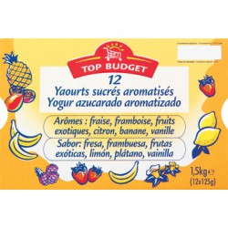 T.Budget Yaourt Aromat.12X125G
