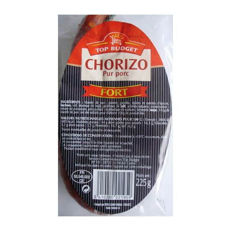 T.Budget Chorizo Fort 225G