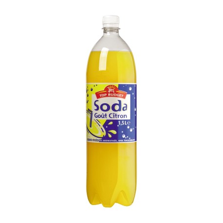 Top Budget Soda Citron Pet 1L5