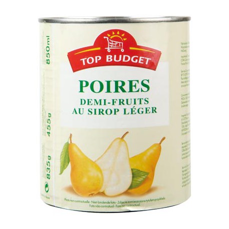 T.Budget Poires Sirop4/4 455G