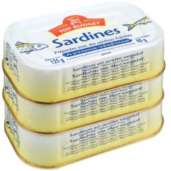 Tb Sardine H.Tourn 375G 3X1/4