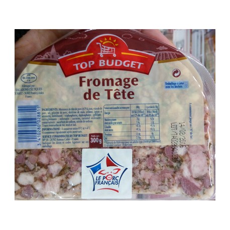 T.Budget Fromage De Tete 300G